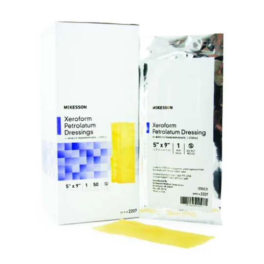 Xeroform Petrolatum Dressing Gauze Bismuth Tribromophenate 5 x 9