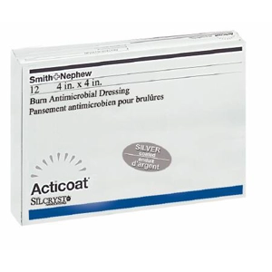 Antimicrobial Barrier Dressing Acticoat Burn 4 X 4 Inch St..