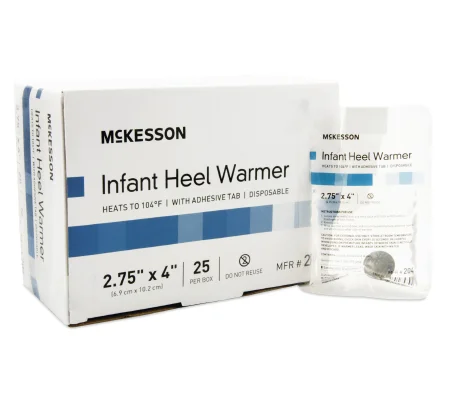 Infant Heel Warmer Instant Chemical Activation Heel 2.75 X 4 Inch