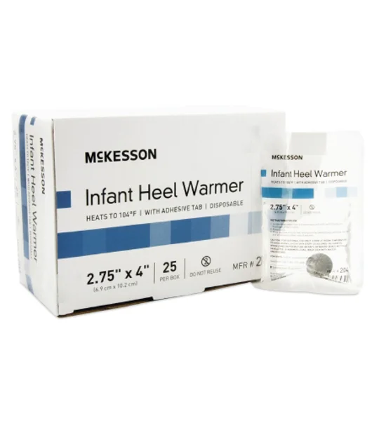 Infant Heel Warmer Instant Chemical Activation Heel 2.75 X 4 Inch