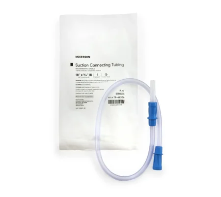 Suction Connector Tubing 1.5 Foot Length 3/16 Female / Male Connector