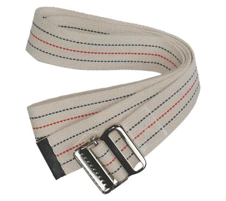 Skil-Care Pinstripe White Gait Belt 60"