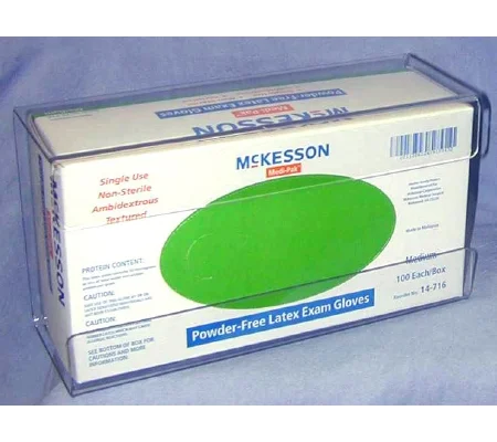Glove Box Holder Horizontal or Vertical Clear 4 X 5-1/2 X 10 Plastic