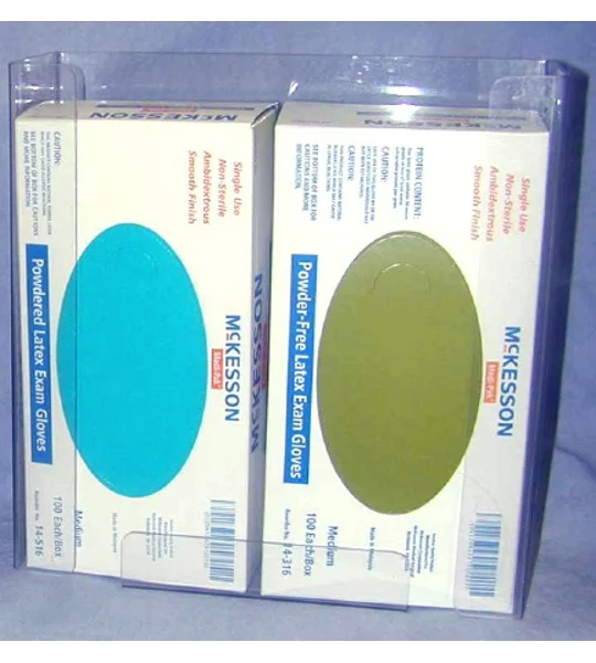 Glove Box Holder Horizontal or Vertical 2-Box 4 X 10 X 10-3/4