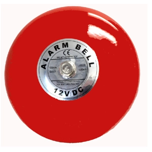 6 Inch Alarm Bell - Fire Gong - Station Alert - 12 Volt