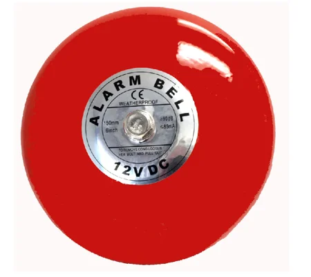 6 Inch Alarm Bell - Fire Gong - Station Alert - 12 Volt