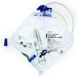 Urinary Drain Bag Anti-Reflux Valve 2000 mL Vinyl
