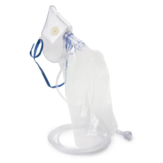 NonRebreather Oxygen Mask Adult Adjustable Elastic Head Strap