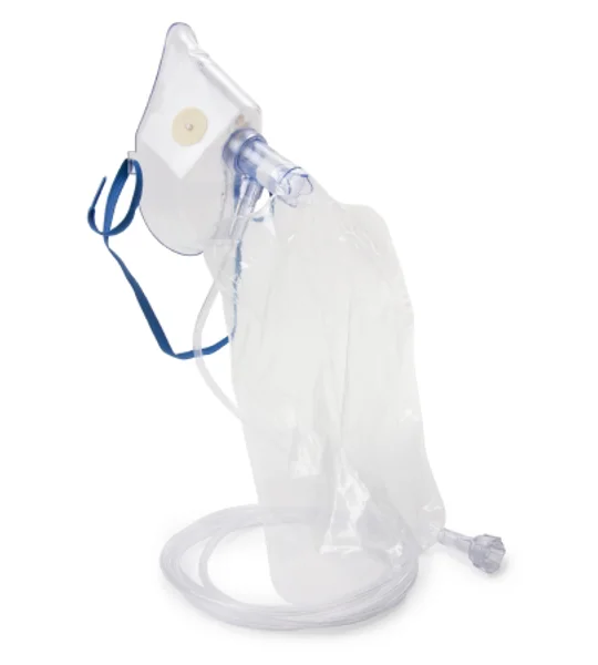 NonRebreather Oxygen Mask Adult Adjustable Elastic Head Strap