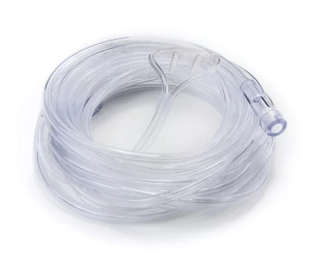 Nasal Cannula Low Flow Adult Curved Prong / NonFlared Tip 14'