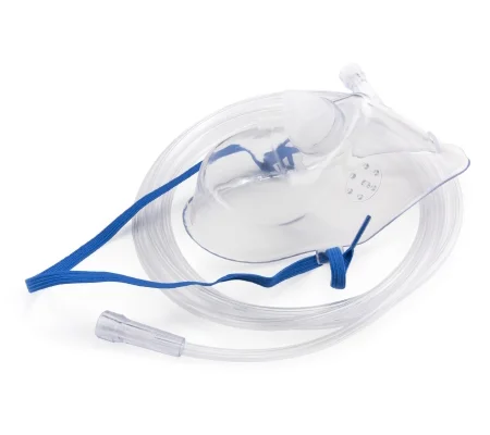 Oxygen Mask Elongated Adult Adjustable Elastic Head Strap