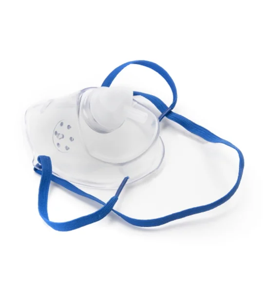Oxygen Mask Short Pediatric Adjustable Elastic Head Strap