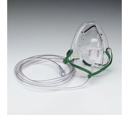 Oxygen Mask Under the Chin Adult Elastic Strap Medium Concentration