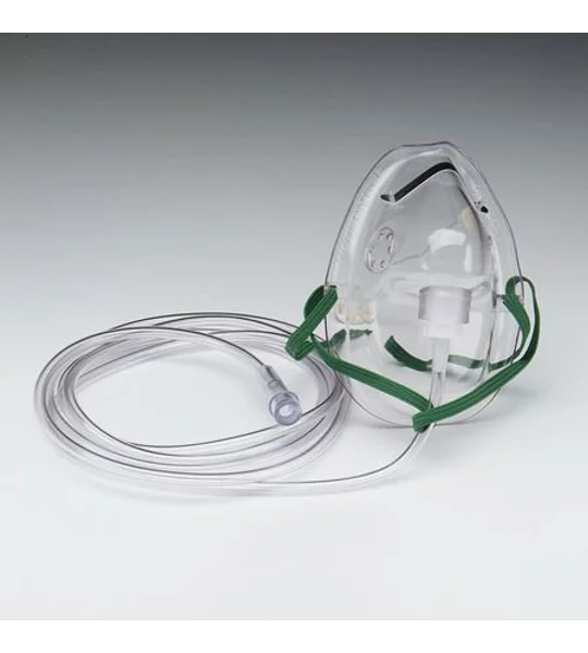 Oxygen Mask Under the Chin Adult Elastic Strap Medium Concentration