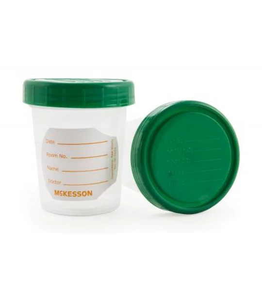 Specimen Container High Density Screw Cap 120 mL 4 oz. Sterile