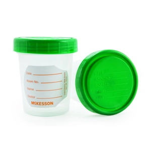 Specimen Container High Density Screw Cap 120 mL 4 oz. Non Sterile