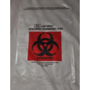 Specimen Transport Bag Document Pouch 6 X 9 Adhesive Closure