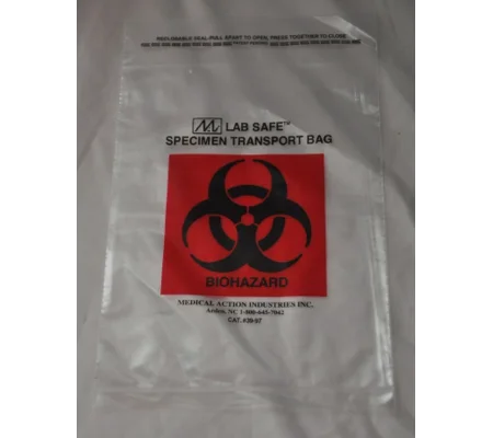 Specimen Transport Bag Document Pouch 6 X 9 Adhesive Closure