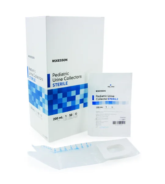 Pediatric Urine Collection Bag 200 mL 7 oz. Sterile