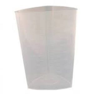 Triangular Graduated Container Polypropylene 32 oz.