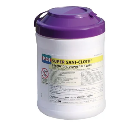 Surface Disinfectant Super Sani-Cloth® Germicide Wipes 160 Count