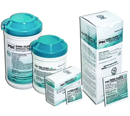 Surface Disinfectant Sani-Cloth® HB Quaternary Based Wipe 160 Count
