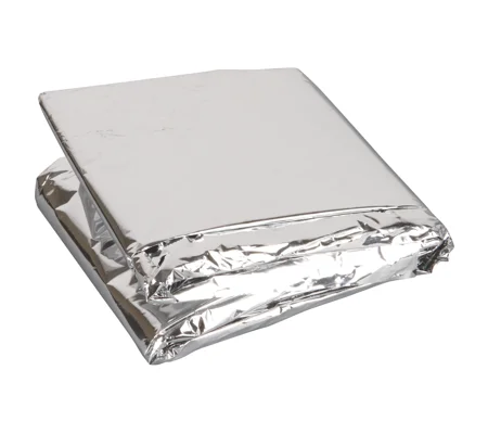 Emergency Space Foil Rescue Blanket Silver 52 x 84