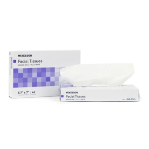 Facial Tissue White 5-7/10 X 7 Inch