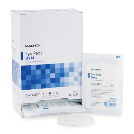 Eye Pad Cotton Polypropylene NonWoven 2-1/8 X 2-5/8 Sterile 10 Pack