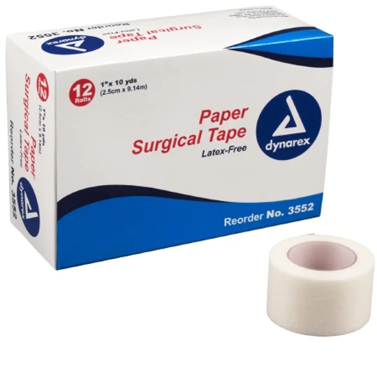 Medical Tape Porous Paper 10 Yard 1 Inch