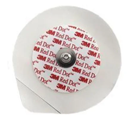 EKG Snap Electrode 3M™ Red Dot™ Monitoring Non-Radiolucent 50 Pk
