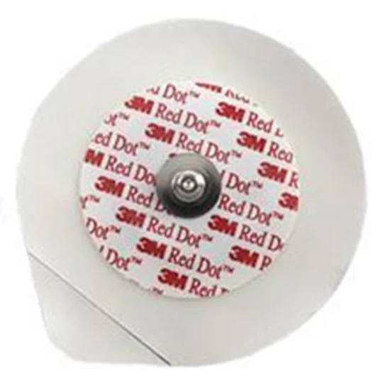 EKG Snap Electrode 3M™ Red Dot™ Monitoring Non-Radiolucent 50 Pk
