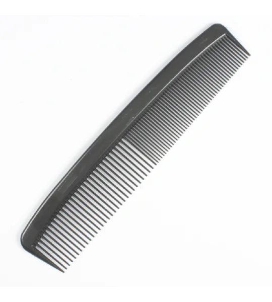 Classic Hair Comb 5 Inch Black Plastic