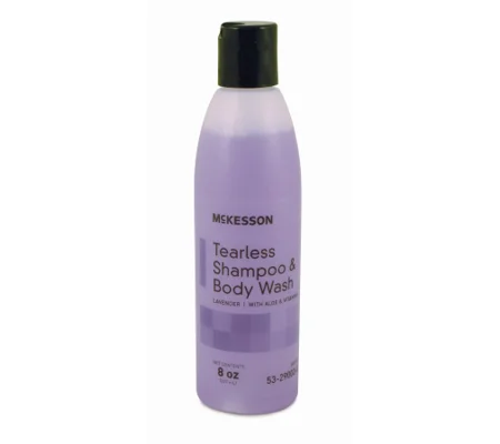 Tearless Shampoo and Body Wash 8 oz. Squeeze Bottle Lavender Scent