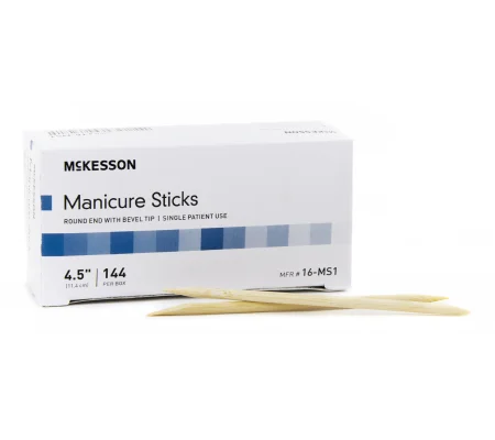 Manicure Stick 4.5 Inch Bamboo Pack of 144