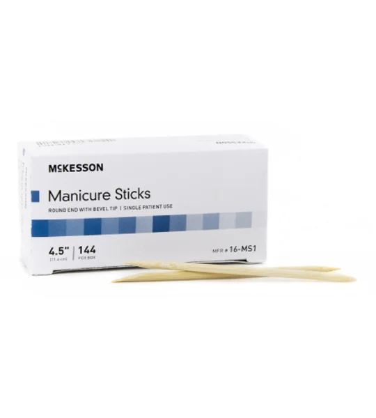 Manicure Stick 4.5 Inch Bamboo Pack of 144