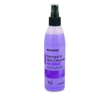 No-Rinse Perineal Wash Liquid 8 oz. Pump Bottle Fresh Scent
