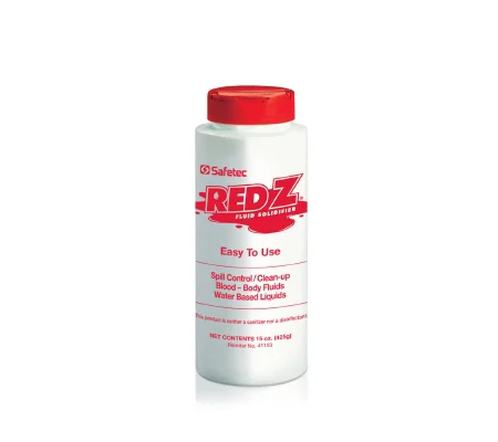Spill Control Solidifier Red Z™ Shaker Top Bottle 15 oz.