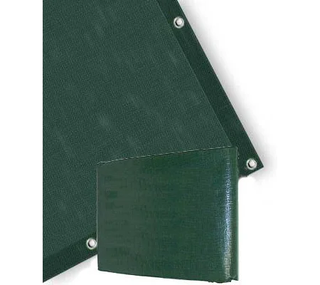 Salvage Cover Tarp Hall Runner Forrest Green 3 x 18