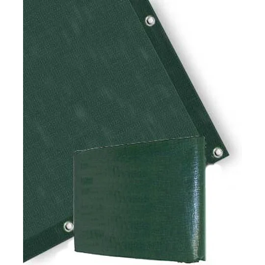 Salvage Cover Tarp Hall Runner Forrest Green 3 x 18