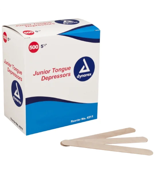 Tongue Depressors Junior 5 1/2 L Length