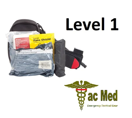 Tac Med Compact Tactical Responder Kit Level One