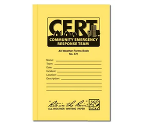 All Weather 48 Page C.E.R.T. Standard Forms Book