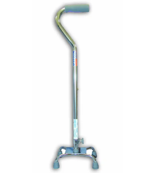 Quad Cane Aluminum 29-1/2 to 38 Inch Chrome