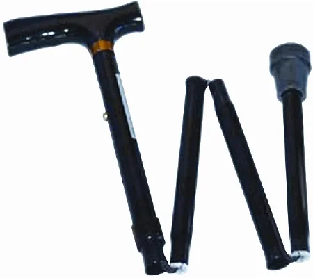 Folding Cane Aluminum 32 to 36 Inch Black