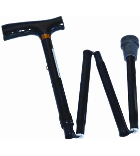 Folding Cane Aluminum 32 to 36 Inch Black