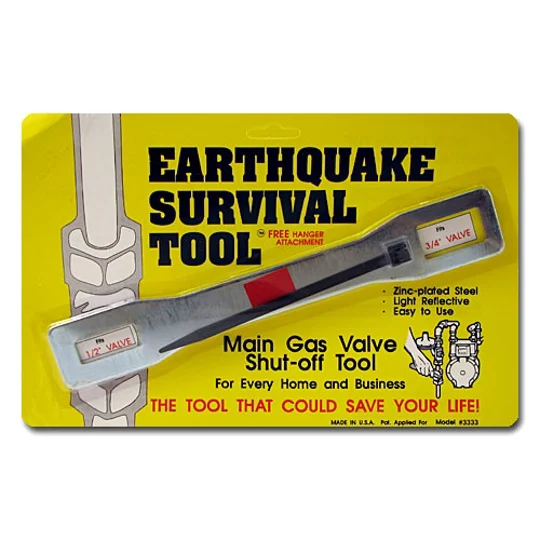 Gas Shutoff Tool Emergency Earthquake Survival Tool