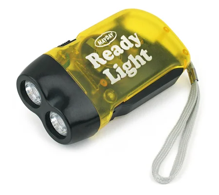 Emergency Ready Light Dynamo Flashlight