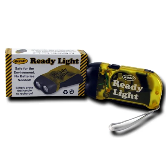 Emergency Ready Light Dynamo Flashlight