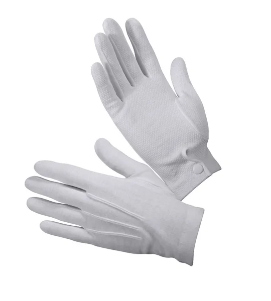 White Gripper Dot Parade Gloves